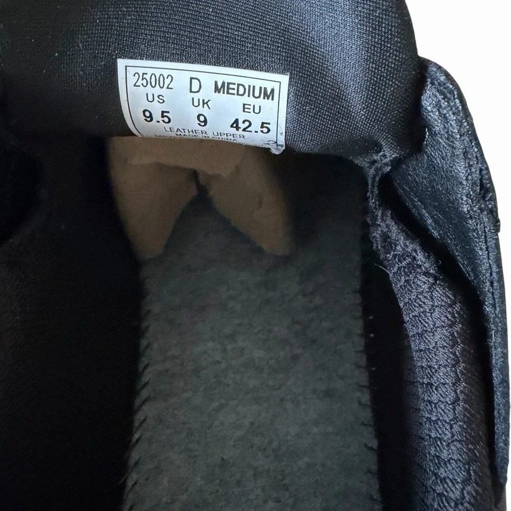 Orthofeet Orthopedic Black 9.5 D Medium Walking Sneakers Shoes -Missing Insoles